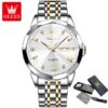 Mens Golden White