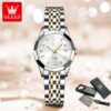 Women Silver gold white