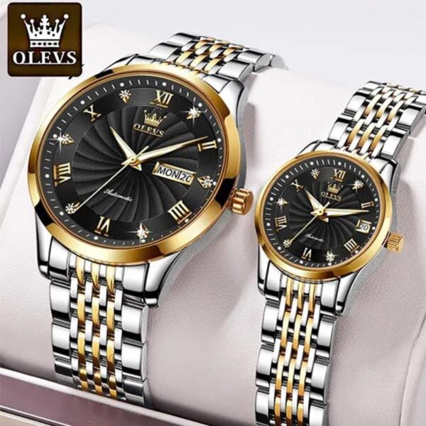 Olevs 6630 Couple Automatic Mechanical Watch