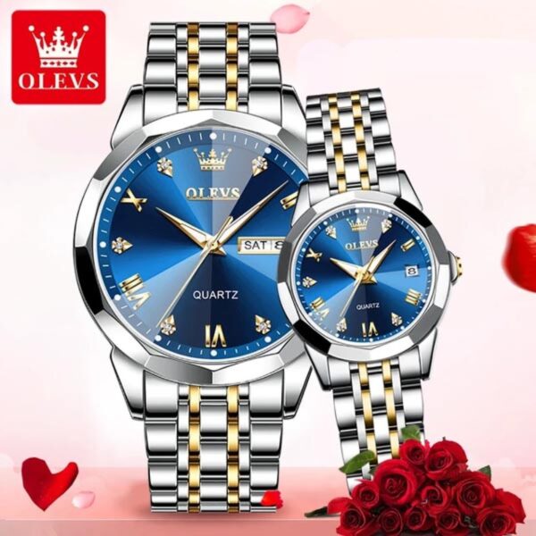 Olevs 9931 Couple Watches