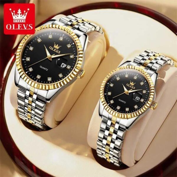 Olevs 5526 Couple Watch