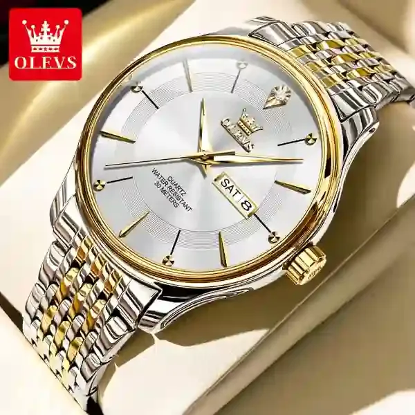 olevs-9908-gold-white.webp Olevs 9908 Gold White