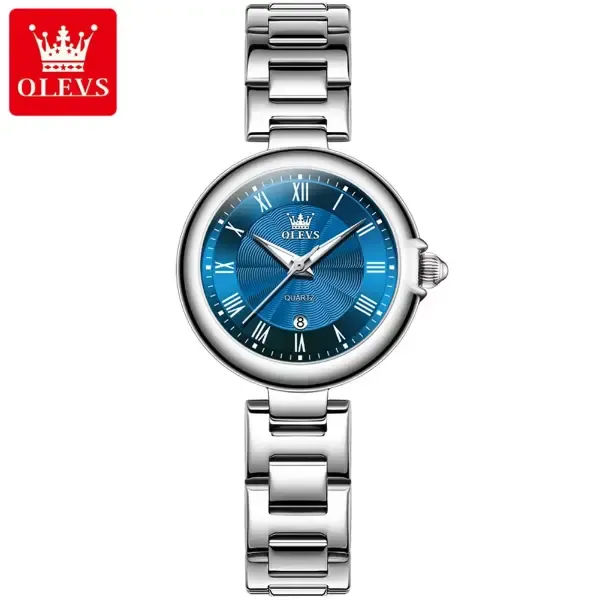 olevs-5608-womens-watch-silver-blue.webp OLEVS 5608 Womens Watch Silver Blue