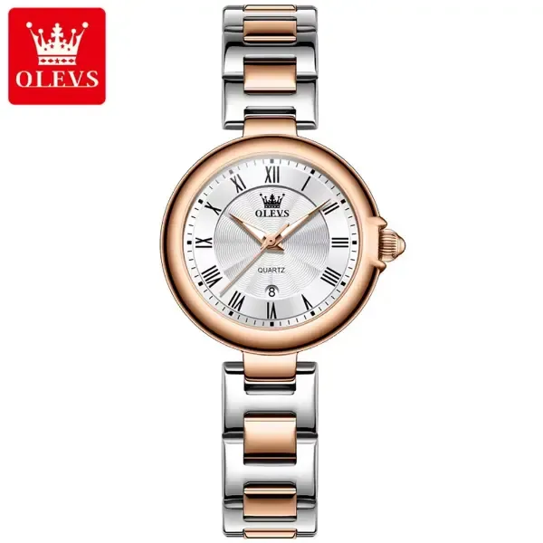 olevs-5608-womens-watch-gold-white.webp OLEVS 5608 Womens Watch Gold White