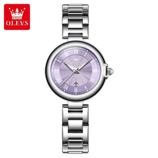 olevs-5608-womens-watch-silver-purple.webp OLEVS 5608 Womens Watch Silver Purple