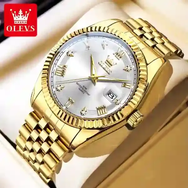 olevs-5680-mens-watch-all-gold-white.webp Olevs 5680 Men's Watch all gold white