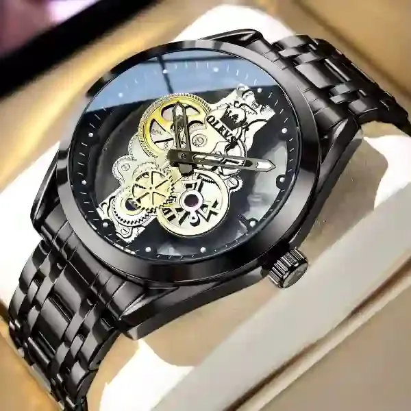olevs-3725-mens-watch-black.webp Olevs 3725 Men's Watch black